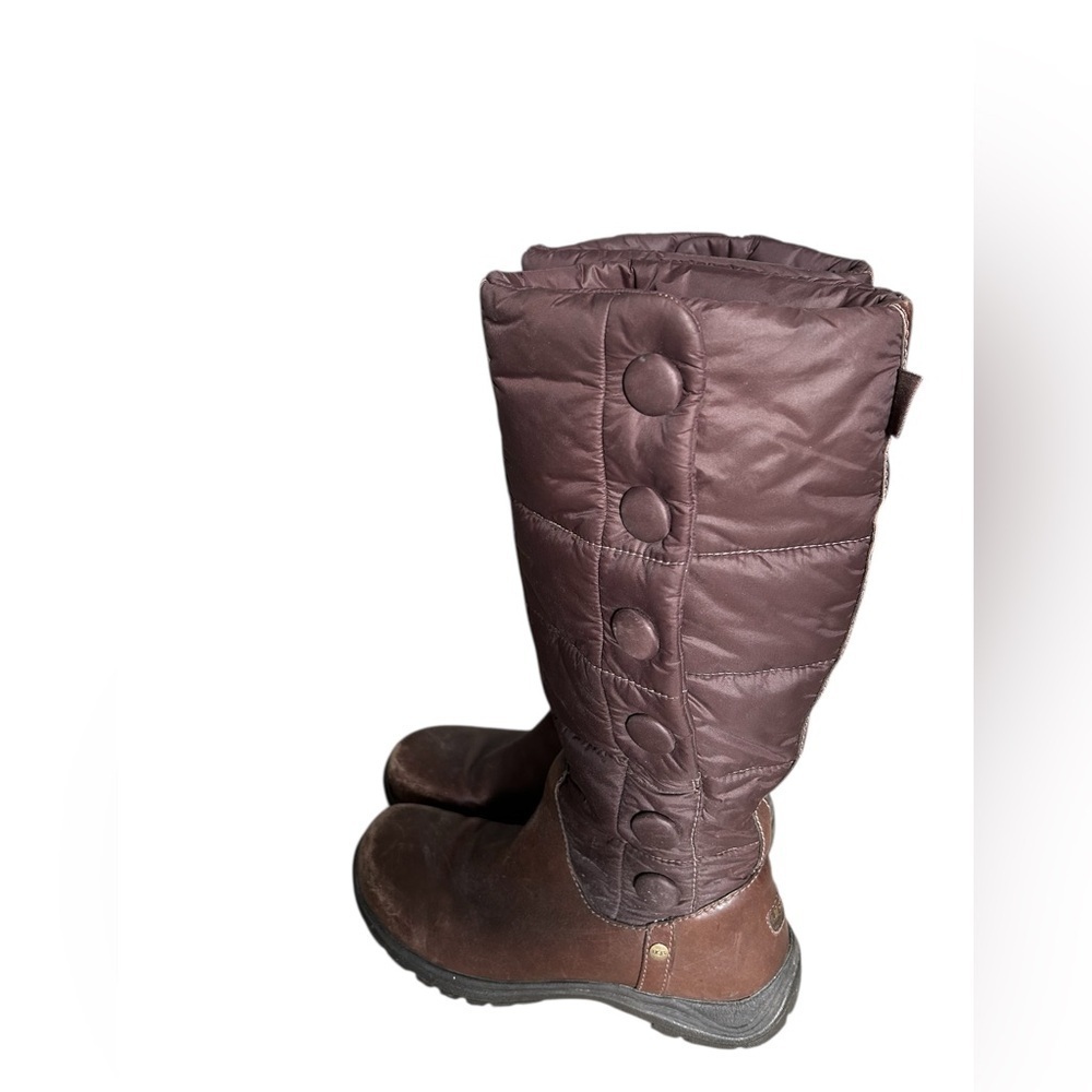 UGG Snowpeak Tall Winter Leather with Quilted Nylon Shaft and Buttons - 7 - Picture 4 of 14
